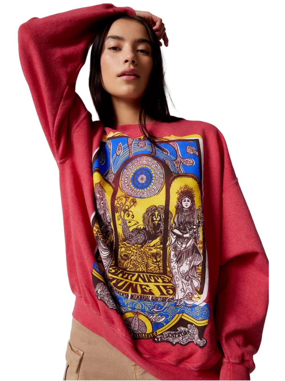♥️💛💙 Urban Outfitters the doors, oversized, graphic sweatshirt vintage